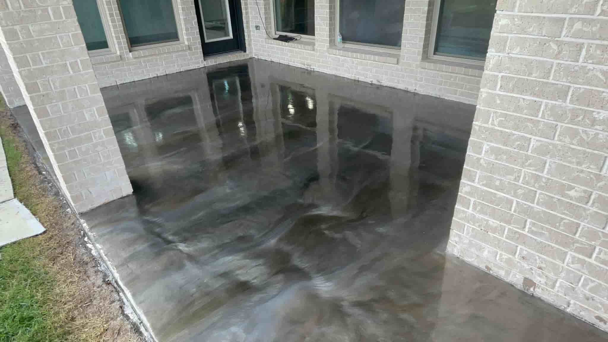 High-build epoxy warehouse floor — Carrollton, TX by LNM Epoxy